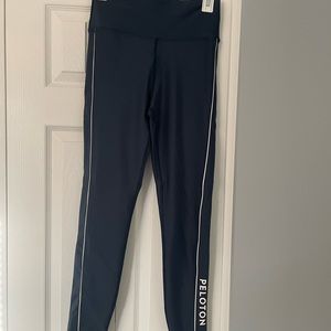 large navy blue peloton leggings